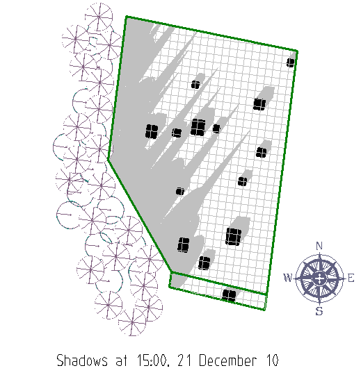 Commercial shadow map